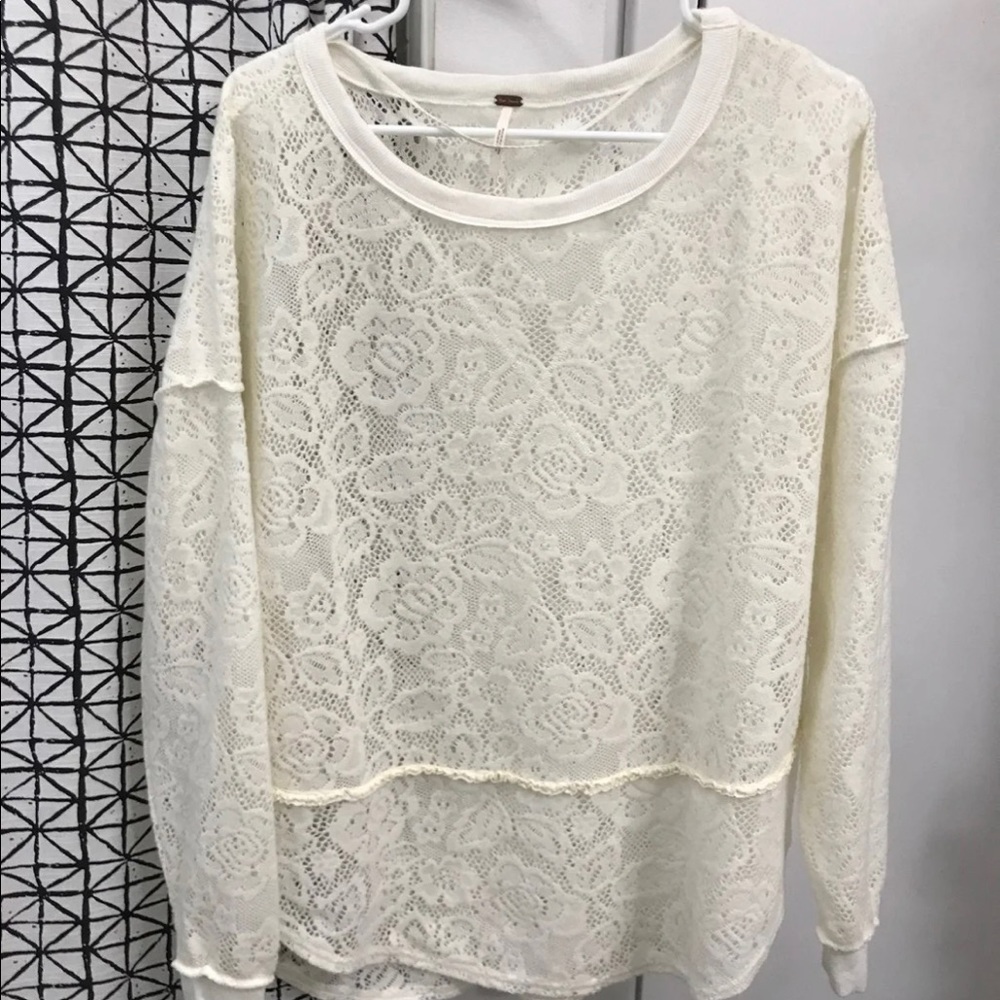 Free people lace top